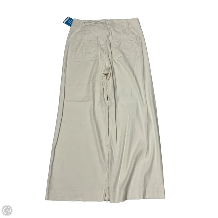Pants Wide Leg By Maeve In Cream, Size: 8