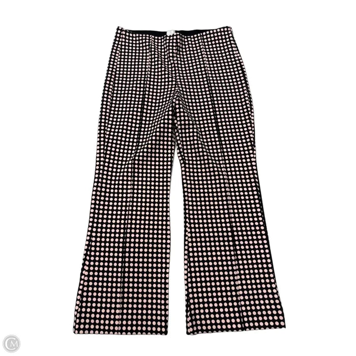 Pants Wide Leg By Maeve In Polkadot Pattern, Size: L