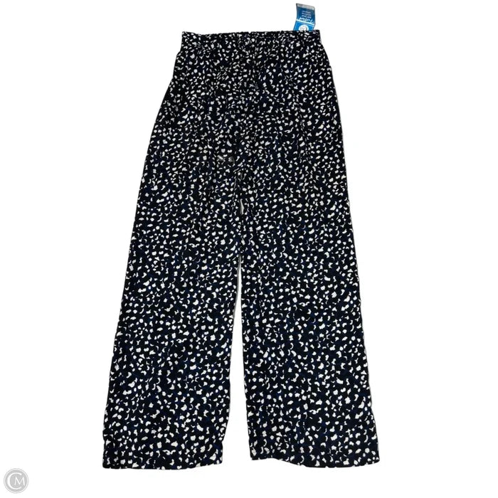 Pants Wide Leg By Vince Camuto In Black & Blue, Size: Xs