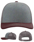 variant:Heather Grey/Charcoal/Maroon