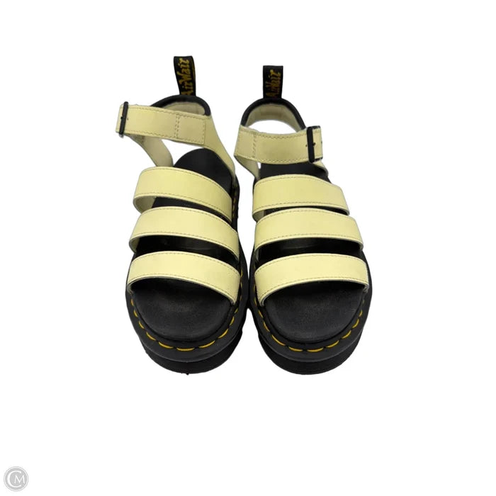 Sandals Designer By Dr Martens In Cream, Size: 7