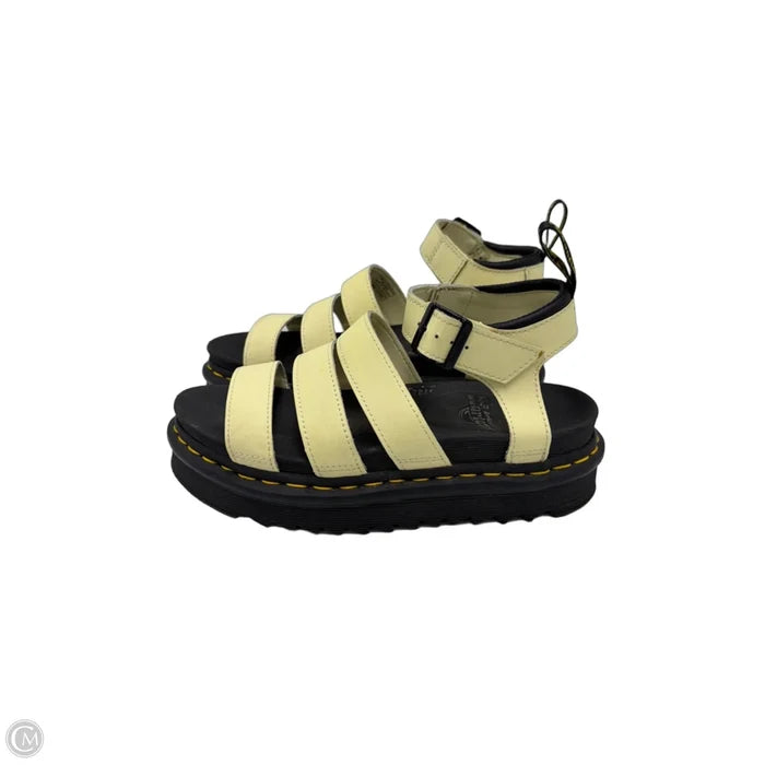 Sandals Designer By Dr Martens In Cream, Size: 7