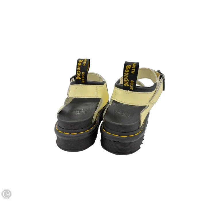 Sandals Designer By Dr Martens In Cream, Size: 7