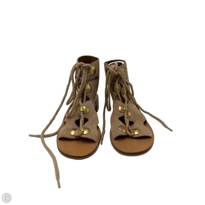 Sandals Designer By See By Chloe In Tan, Size: 8.5 (38.5)