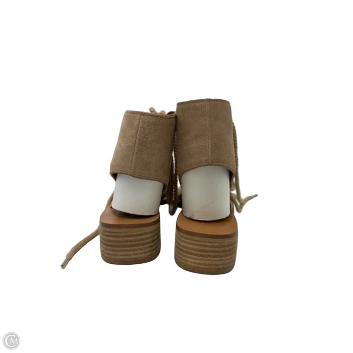 Sandals Designer By See By Chloe In Tan, Size: 8.5 (38.5)