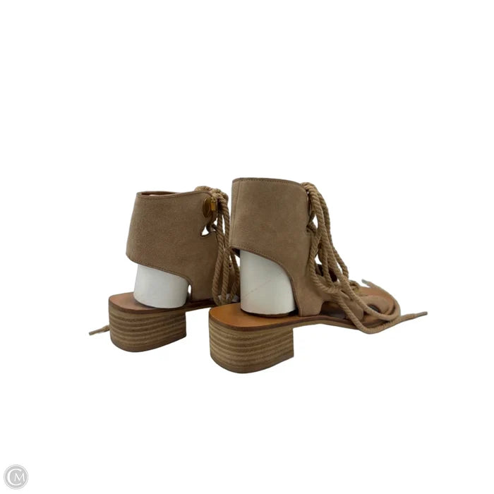 Sandals Designer By See By Chloe In Tan, Size: 8.5 (38.5)