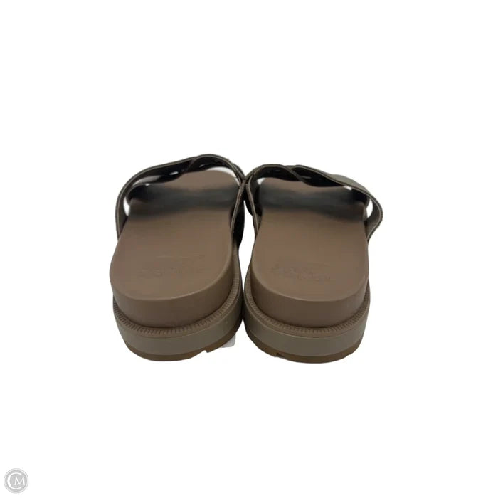 Sandals Designer By Sorel In Taupe, Size: 9