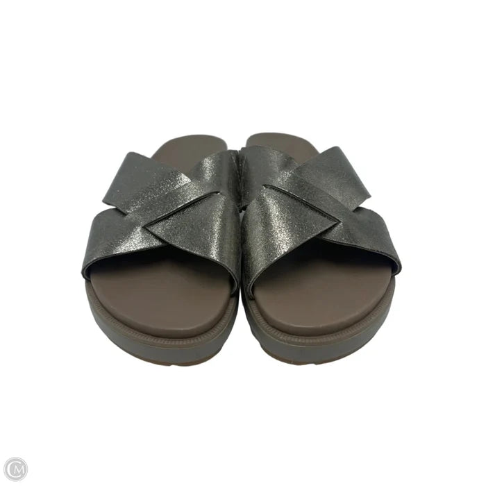 Sandals Designer By Sorel In Taupe, Size: 9