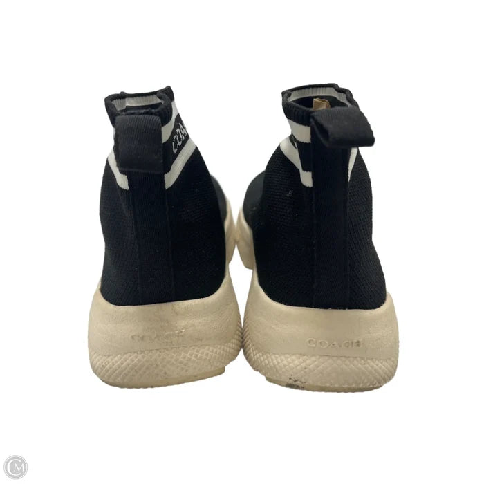 Shoes Designer By Coach In Black, Size: 5.5