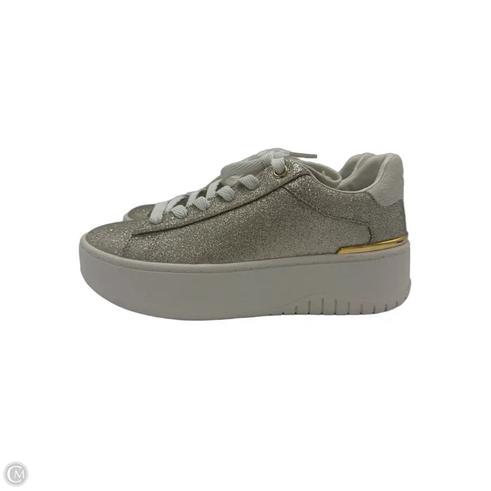 Shoes Designer By Michael Kors In Gold, Size: 7.5