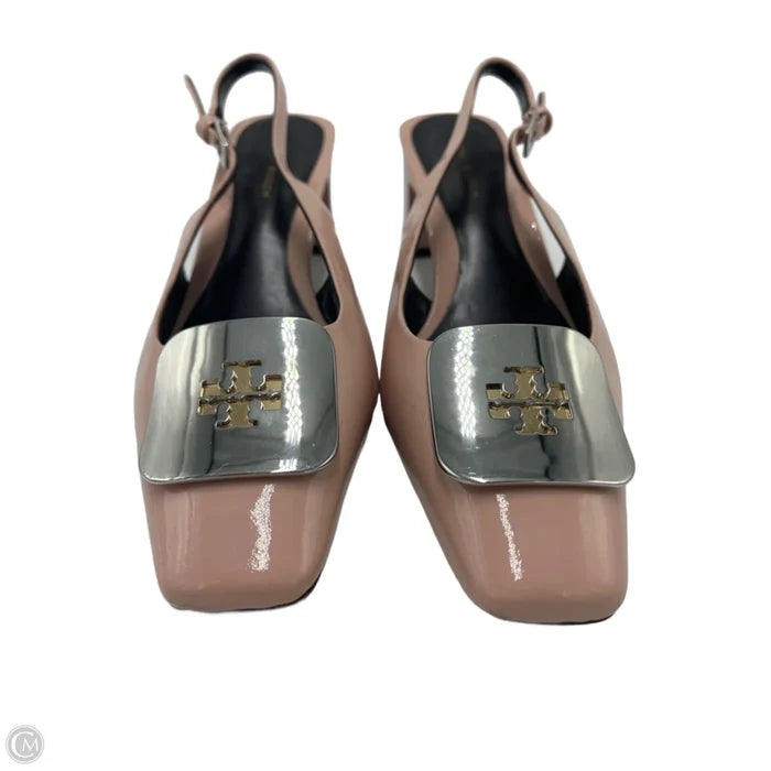 Shoes Designer By Tory Burch In Pink & Silver, Size: 5.5