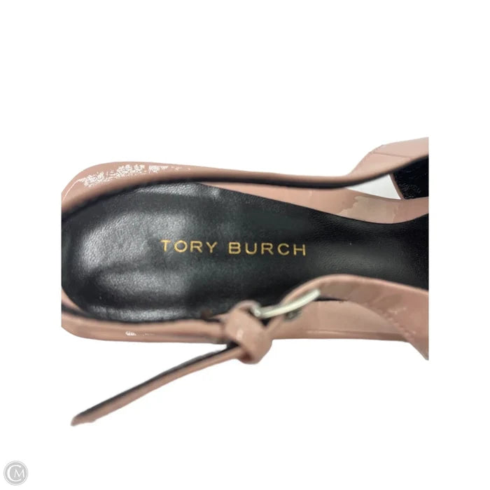 Shoes Designer By Tory Burch In Pink & Silver, Size: 5.5