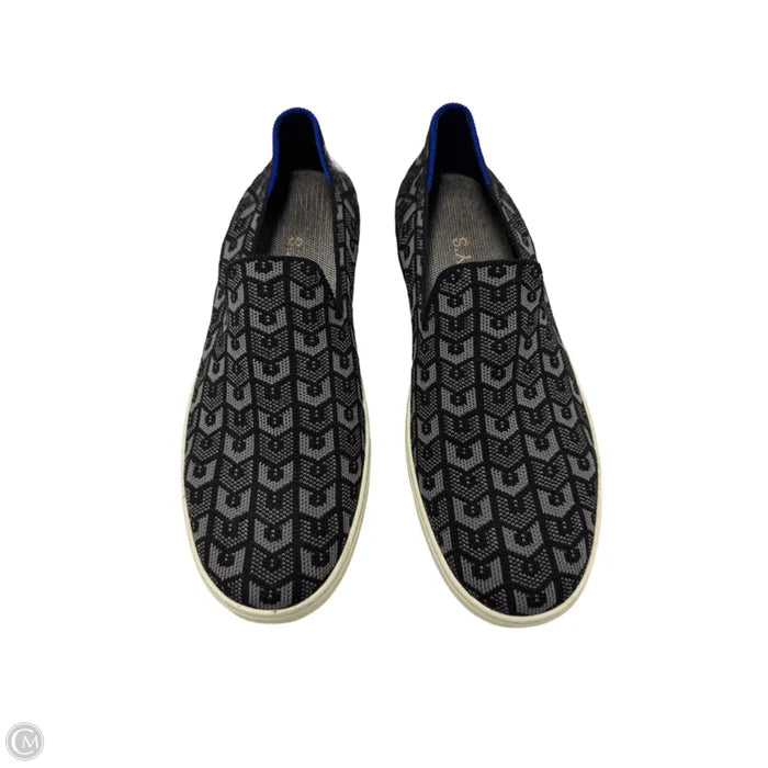 Shoes Designer By Rothys In Black & Grey, Size: 11.5