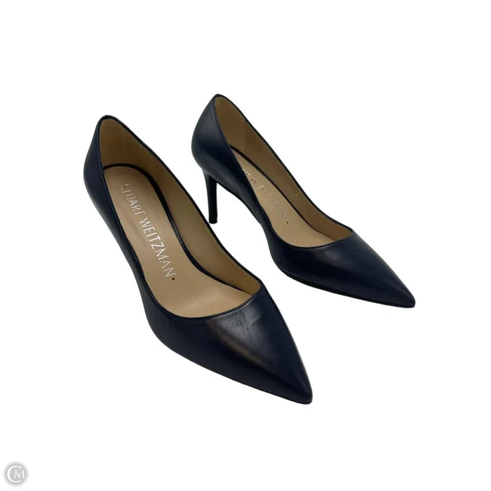Shoes Designer By Stuart Weitzman In Blue, Size: 7