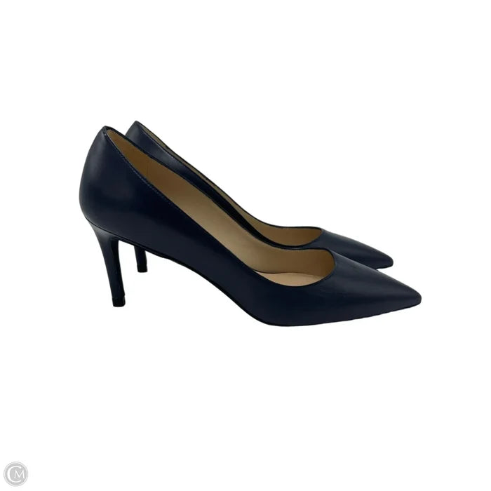 Shoes Designer By Stuart Weitzman In Blue, Size: 7