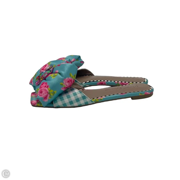 Shoes Flats By Betsey Johnson In Blue, Size: 6.5