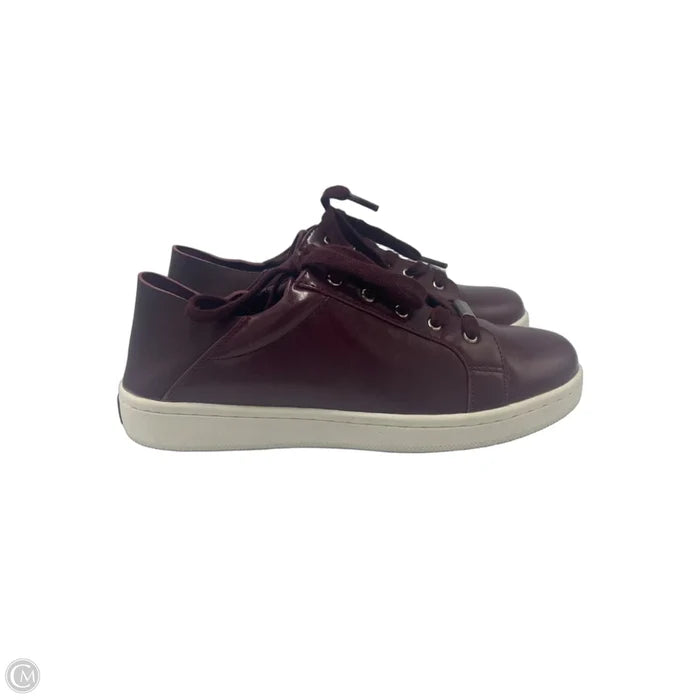 Shoes Flats By Calvin Klein In Maroon, Size: 9