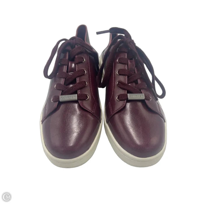 Shoes Flats By Calvin Klein In Maroon, Size: 9