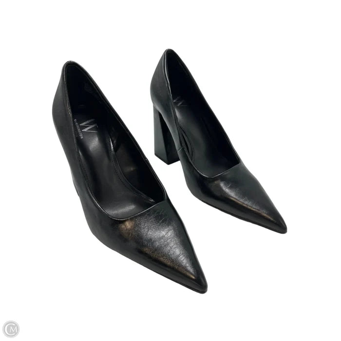 Shoes Heels Block By Worthington In Black, Size: 9.5