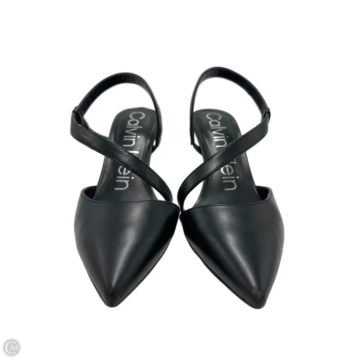 Shoes Heels Kitten By Calvin Klein In Black, Size: 9