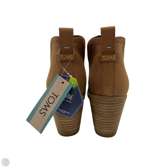 Shoes Heels Wedge By Toms In Tan, Size: 10