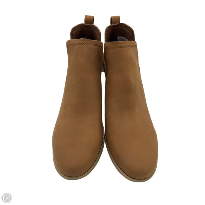 Shoes Heels Wedge By Toms In Tan, Size: 10