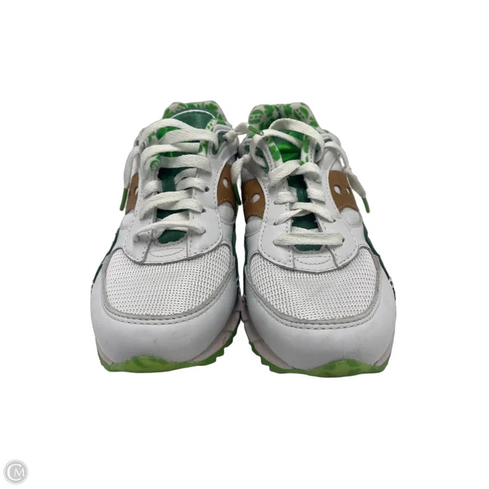 Shoes Sneakers By Saucony In Green & White, Size: 10 (41)