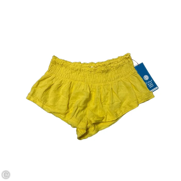Shorts By Anthropologie In Yellow, Size: Xl