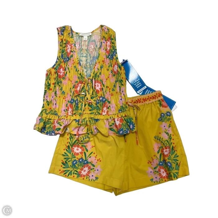 Shorts Set By Chelsea And Violet In Yellow, Size: S