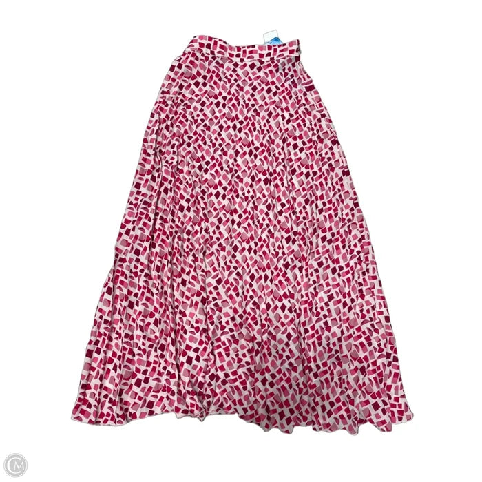 Skirt Maxi By Zara In Pink & White, Size: Xs