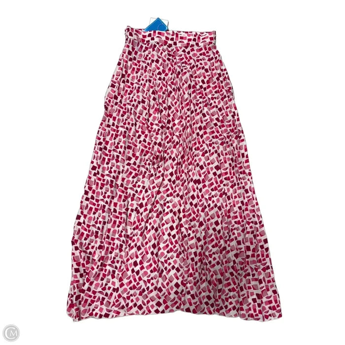 Skirt Maxi By Zara In Pink & White, Size: Xs