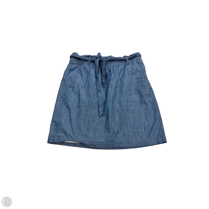 Skirt Midi By J. Crew In Blue Denim, Size: S