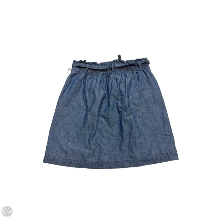 Skirt Midi By J. Crew In Blue Denim, Size: S