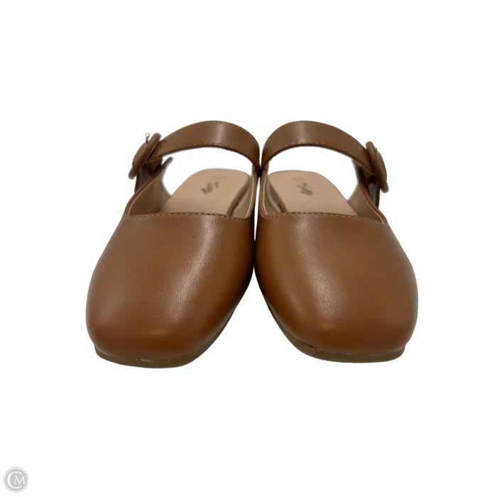 Slides / Flats By Trary In Brown, Size: 7