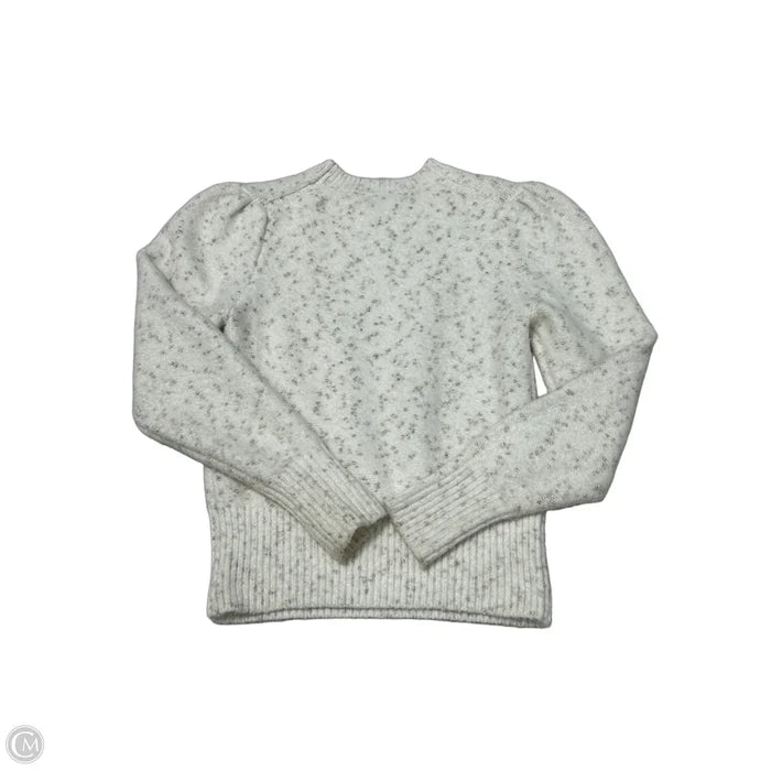 Sweater By Ann Taylor In Gold & White, Size: S
