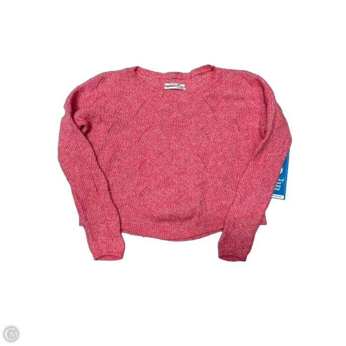 Sweater By Anthropologie In Pink, Size: Xsp