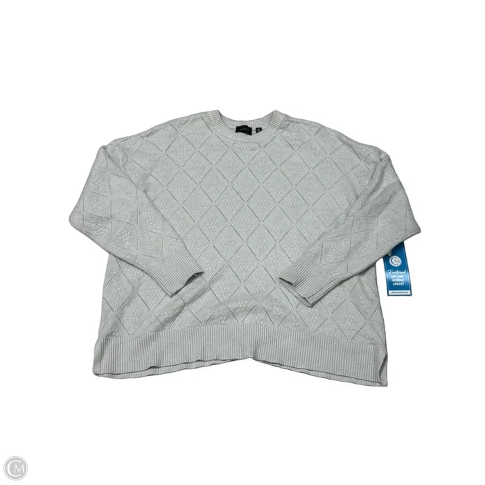 Sweater By Cyrus In Grey, Size: 1x