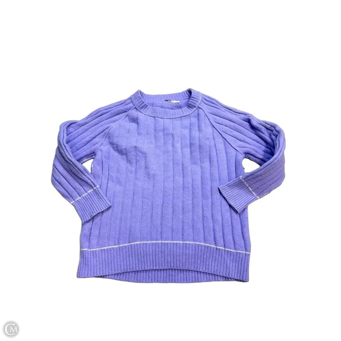 Sweater By Free People In Purple, Size: Xs