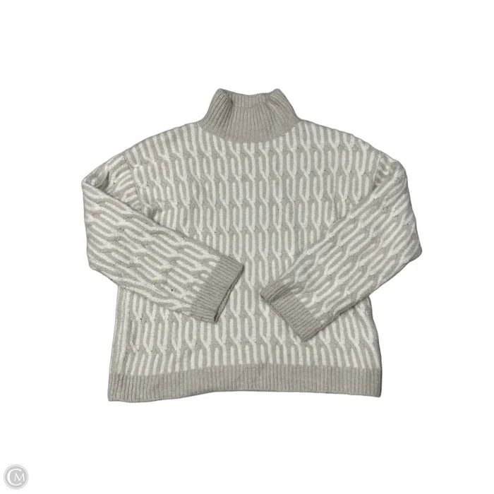 Sweater By Haven In Grey & White, Size: M
