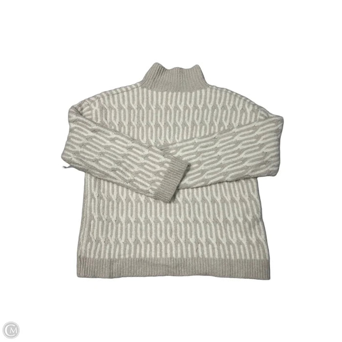 Sweater By Haven In Grey & White, Size: M