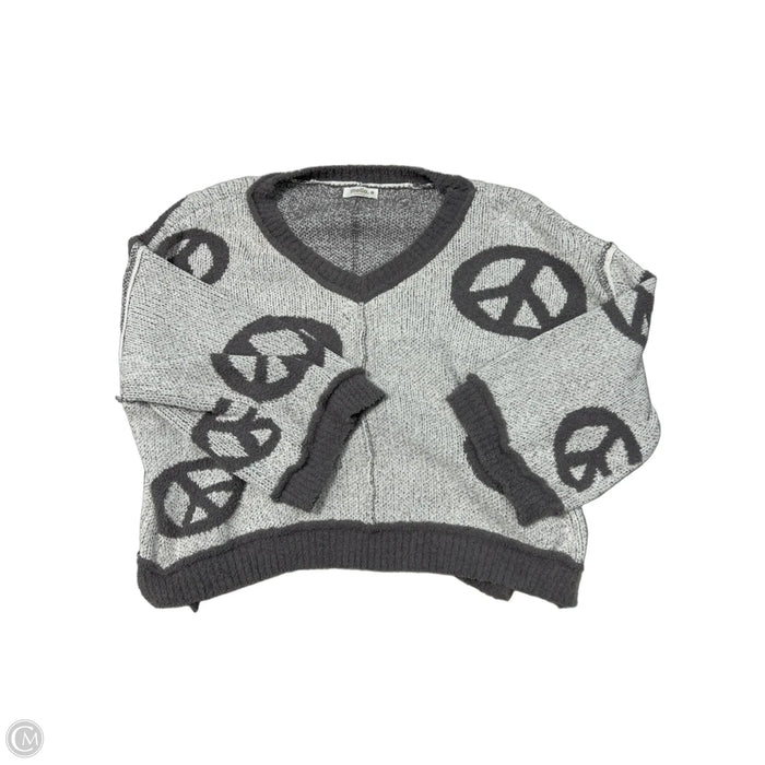 Sweater By Mello In Grey, Size: L