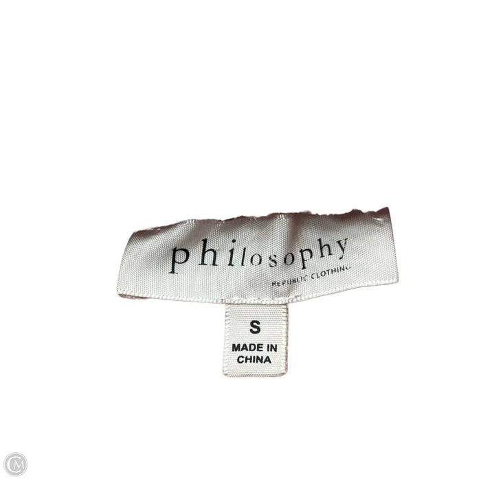 Sweater By Philosophy In Mauve, Size: S