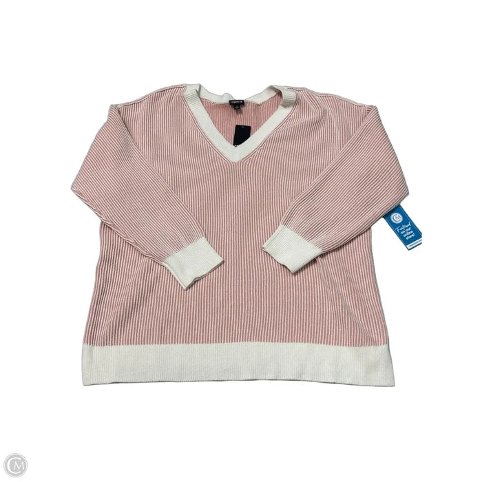 Sweater By Torrid In Pink, Size: 1x
