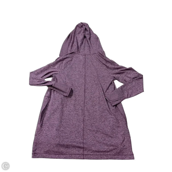 Sweater Cardigan By Athleta In Purple, Size: M