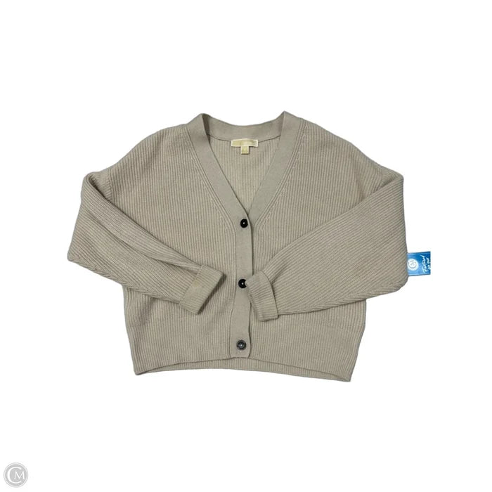 Sweater Cardigan By Michael By Michael Kors In Tan, Size: S