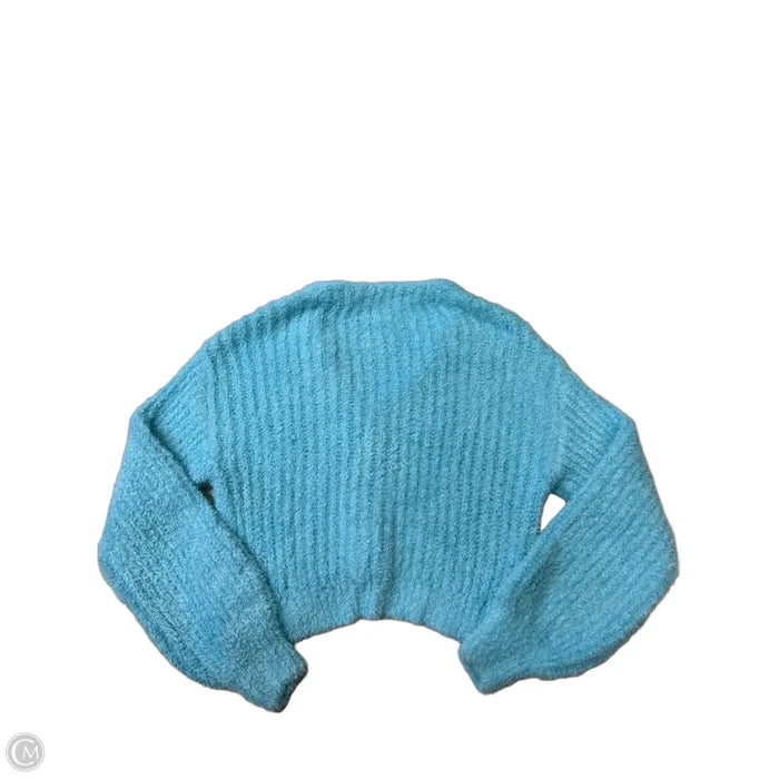 Sweater Cardigan By Mumu In Blue, Size: S