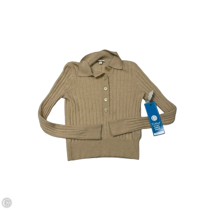 Sweater Cardigan Cashmere By J. Crew In Tan, Size: S