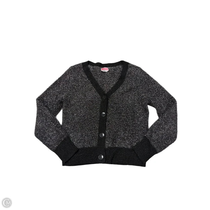 Sweater Cardigan Designer By Kate Spade In Silver, Size: M