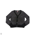 Sweater Cardigan Designer By Kate Spade In Silver, Size: M