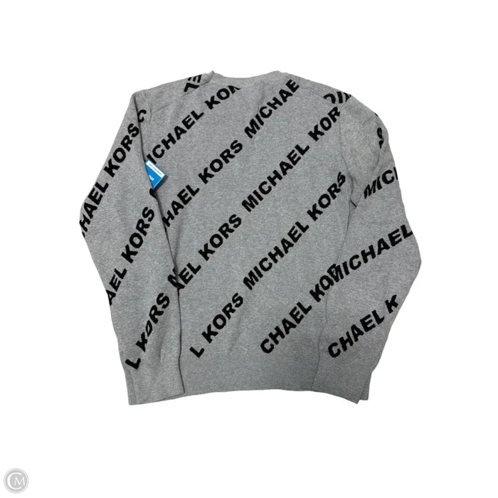 Sweater Designer By Michael Kors In Grey, Size: L